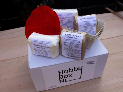 Het hobby pakket bakken.