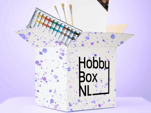 hobby box schilderen.