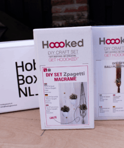 Macrame pakket grijs