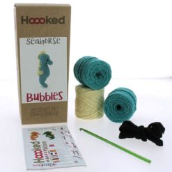 Alternative view of DIY Crochet Kit Seahorse Bubbles Eco Barbante – Lagoon | Haakpakket Amigurumi – Hobbyboxnl