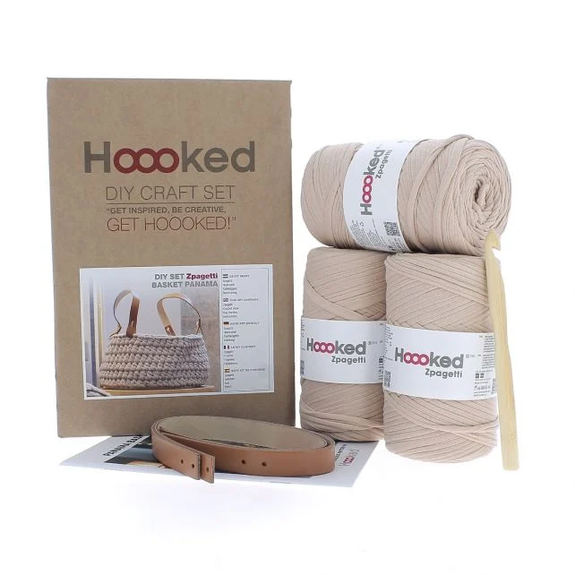 DIY Haakpakket Zpagetti Mand Panama Beige - Afbeelding 2