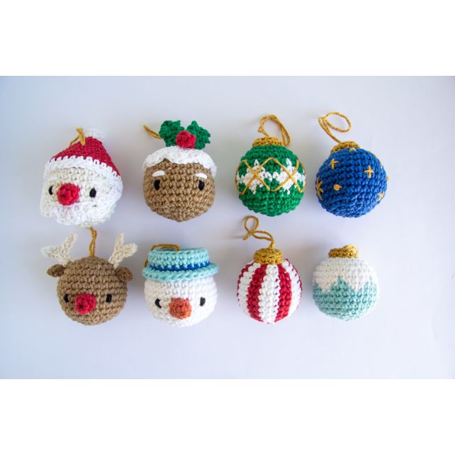 DIY Haakpakket Kerstballen Wonderland - Afbeelding 3