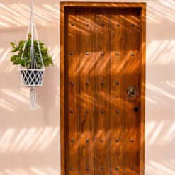 Alternative view of De macramé plantenhouder - wit - L