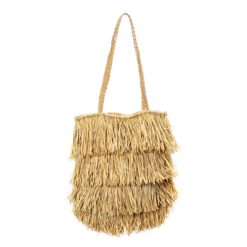 De Raffia Bahamas-tas - naturel
