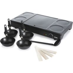 Gourmetset DOMO - Crêpeplaat/Wok - 4 personen - 1000 W - DO8712W