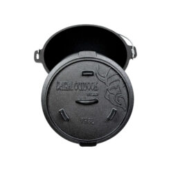 Alternative view of Gietijzeren braadpan met pootjes voor buiten 8 liter