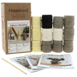 Alternatief beeld van Hoooked Haakpakket JUNGLE FRIENDS - Amigurumi set van 3 - Eco Barbante
