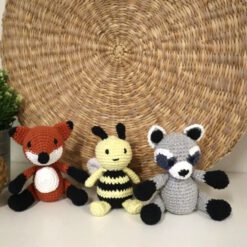 Haakpakket - FOREST FRIENDS - Eco Barbante - Amigurumi (set van 3 verschillende)
