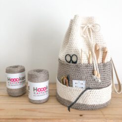 Hoooked - Diy Crochet Jonkoping Bag Taupe Haakpakket